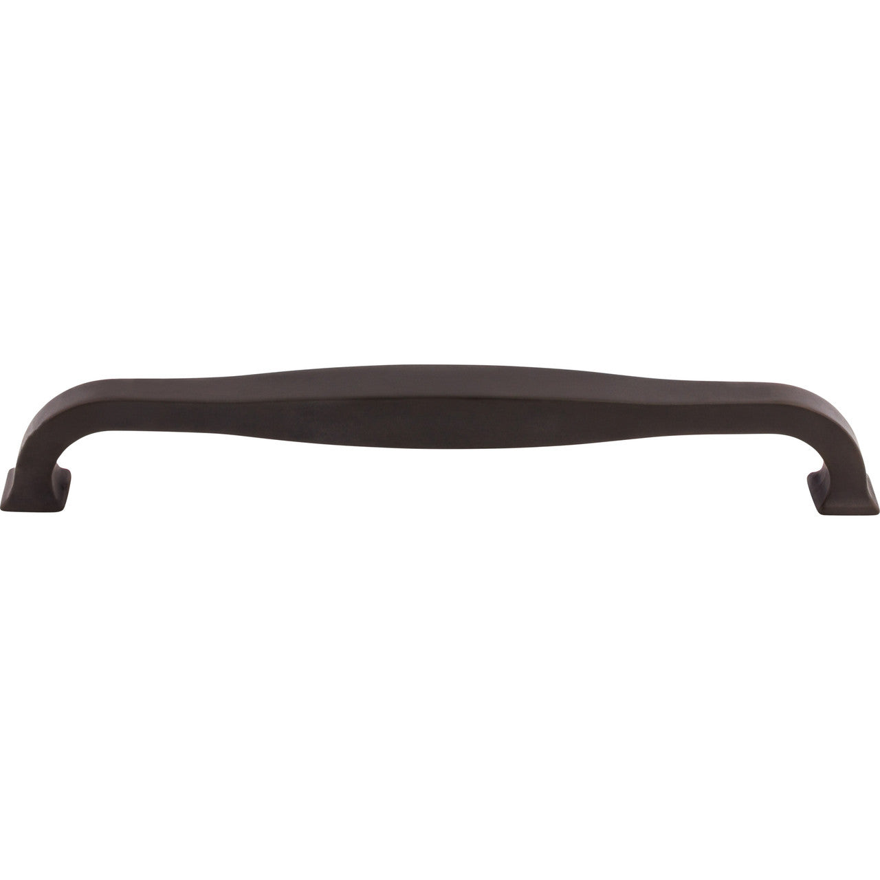 Top Knobs TK728SAB: 12" cc Contour D-Handle Appliance Pull - Sable