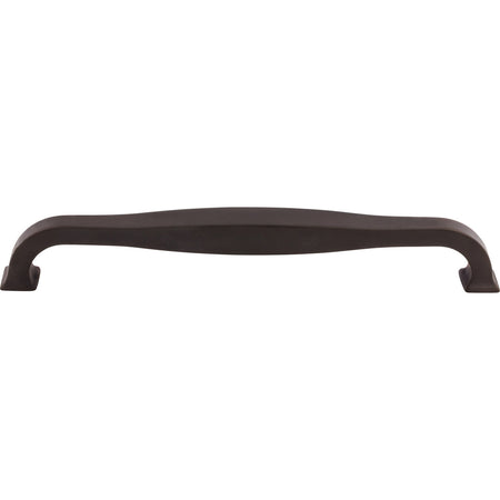 Top Knobs TK728SAB: 12" cc Contour D-Handle Appliance Pull - Sable