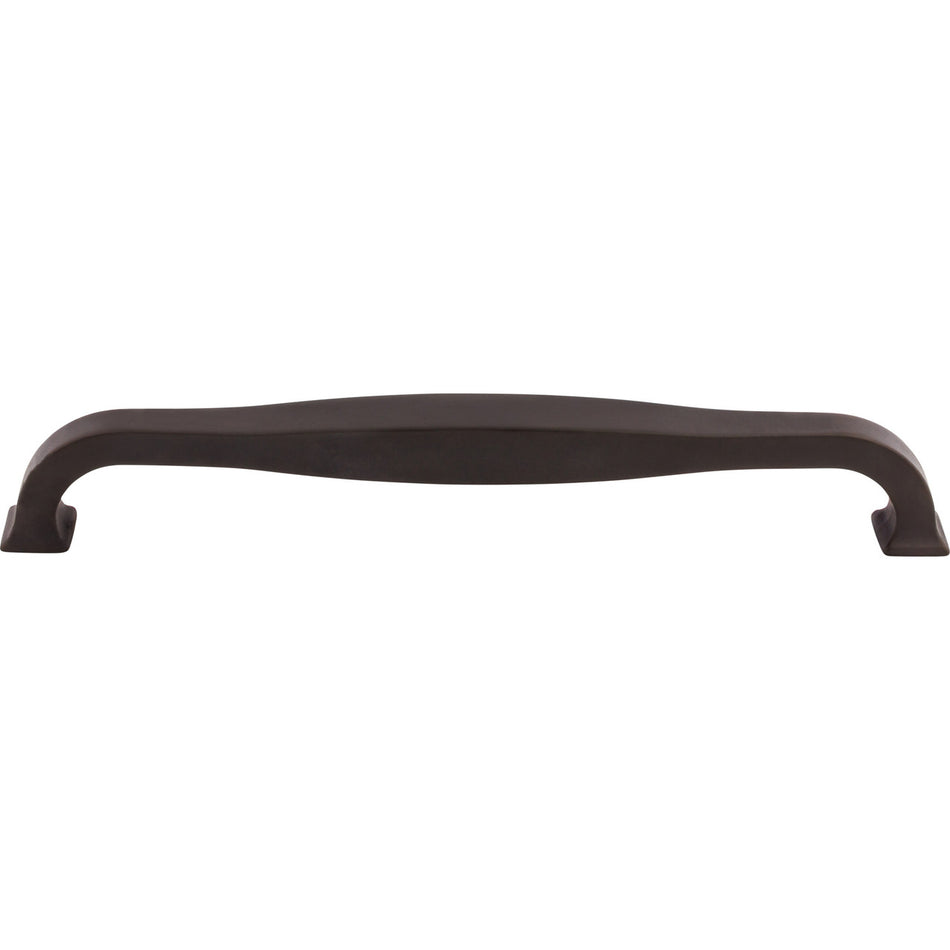 Top Knobs TK728SAB: 12" cc Contour D-Handle Appliance Pull - Sable