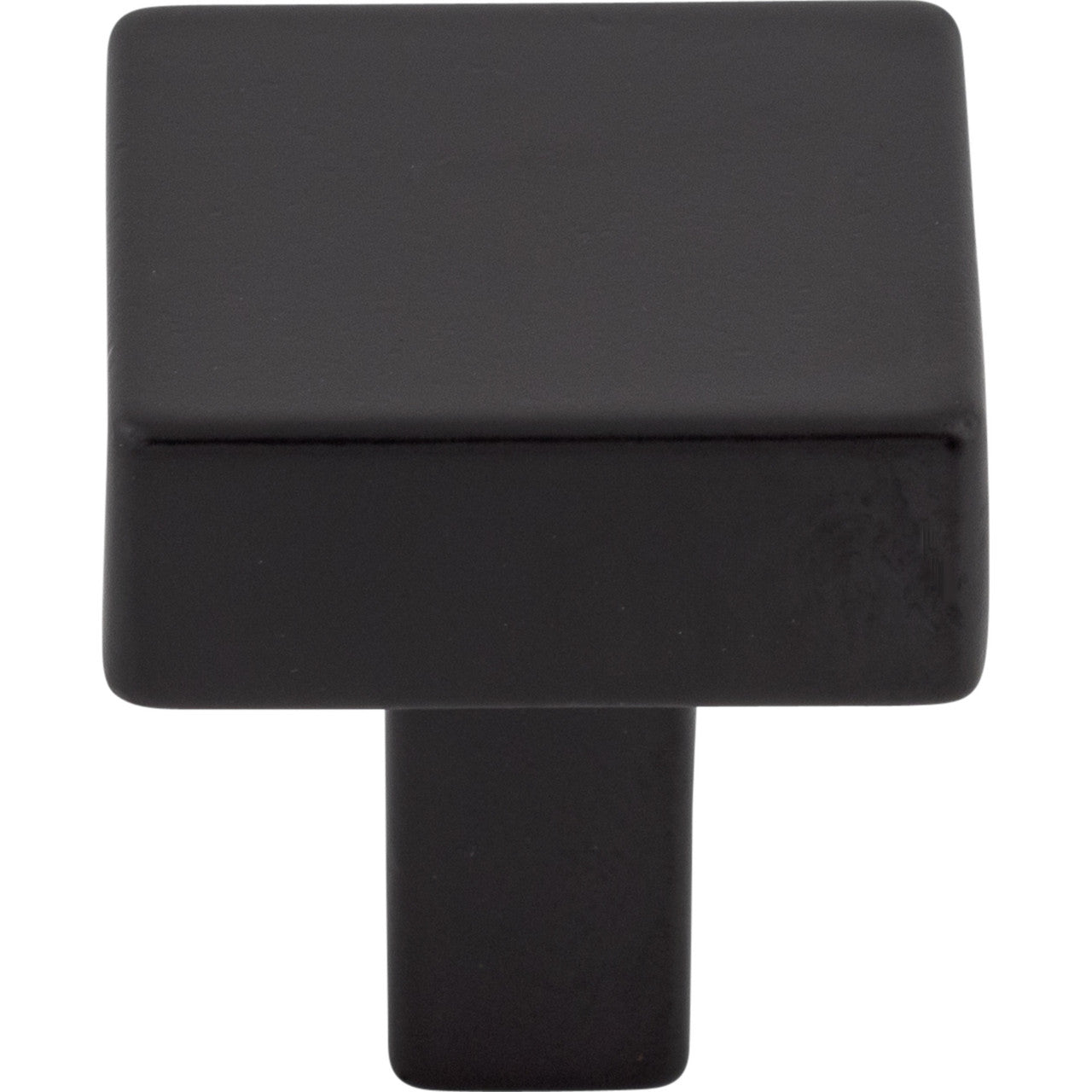 Top Knobs TK740BLK: 1-1/16" Channing Round Cabinet Knob - Flat Black