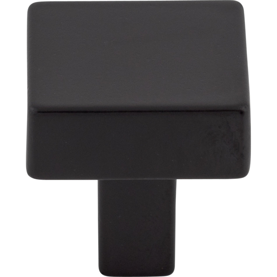 Top Knobs TK740BLK: 1-1/16" Channing Round Cabinet Knob - Flat Black