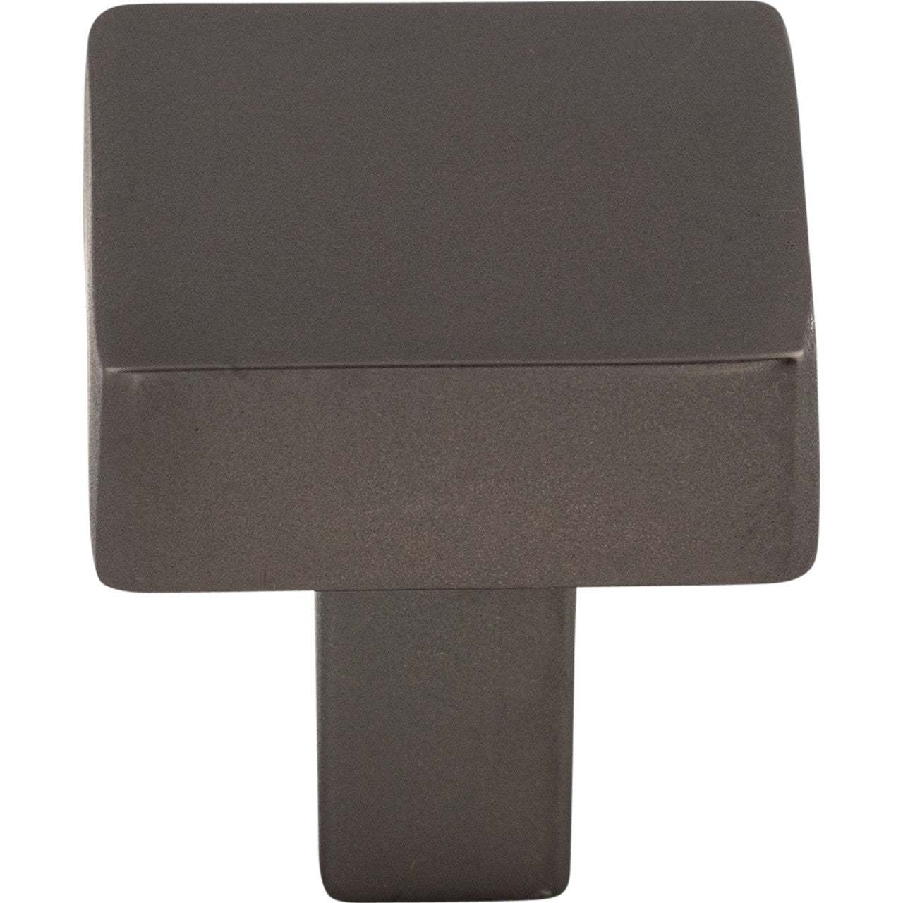 Top Knobs TK741AG: Channing Rectangle Backplate - Ash Gray