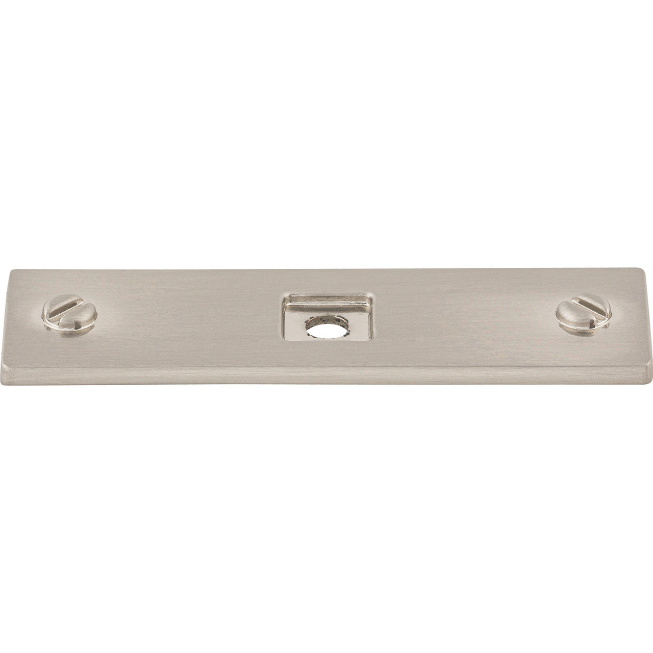 Top Knobs TK741BSN: Channing Rectangle Backplate - Brushed Satin Nickel