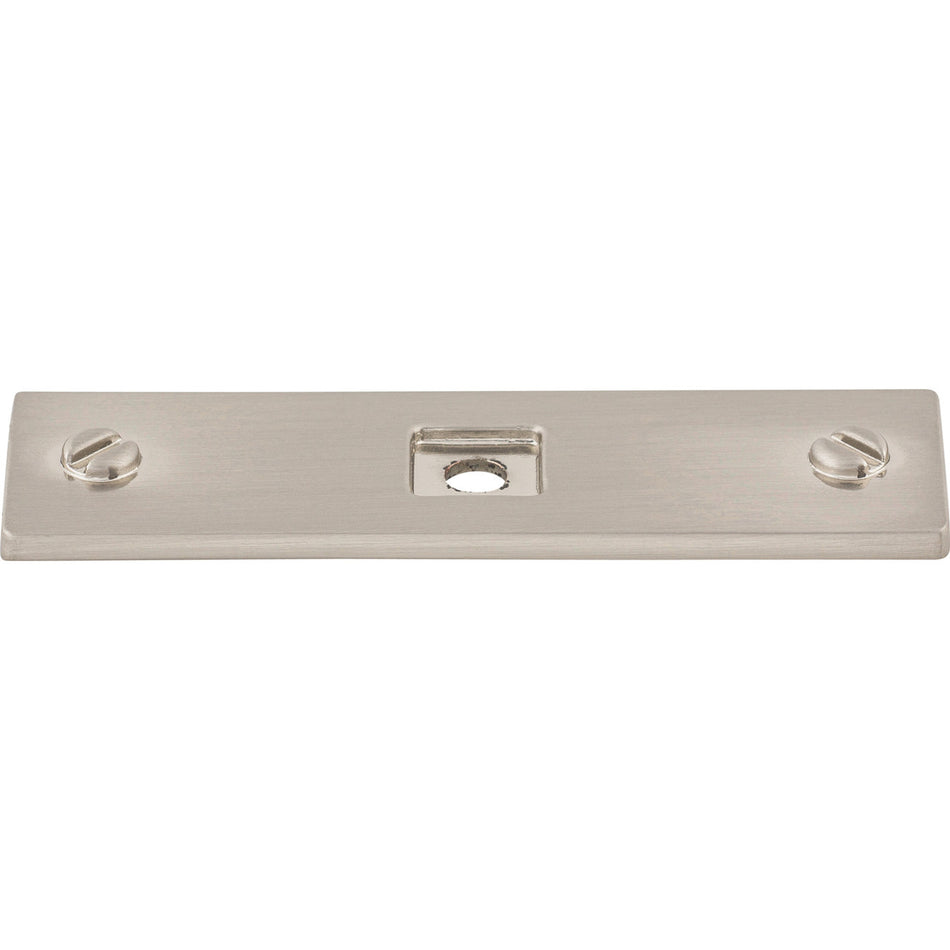 Top Knobs TK741BSN: Channing Rectangle Backplate - Brushed Satin Nickel