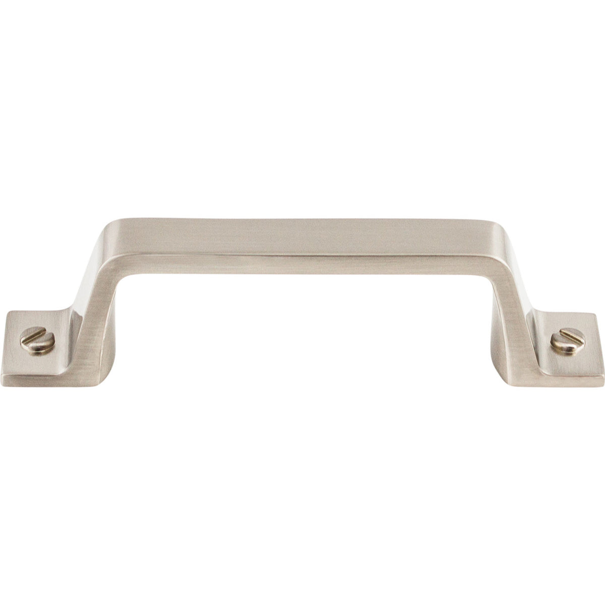 Top Knobs TK742BSN: 3" cc Channing Flat Bar Cabinet Pull - Brushed Satin Nickel