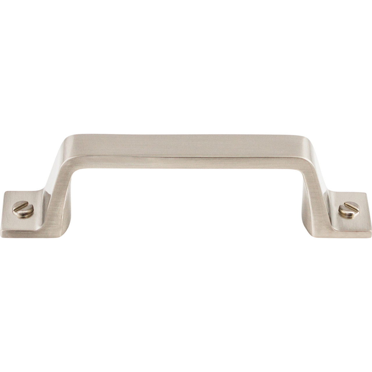 Top Knobs TK742BSN: 3" cc Channing Flat Bar Cabinet Pull - Brushed Satin Nickel