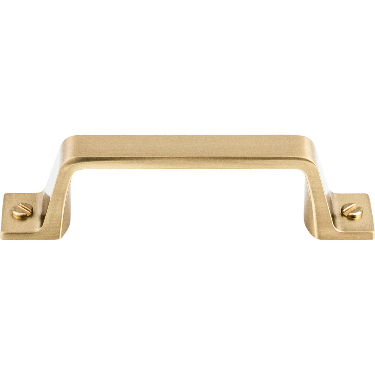 Top Knobs TK742HB: 3" cc Channing Flat Bar Cabinet Pull - Honey Bronze