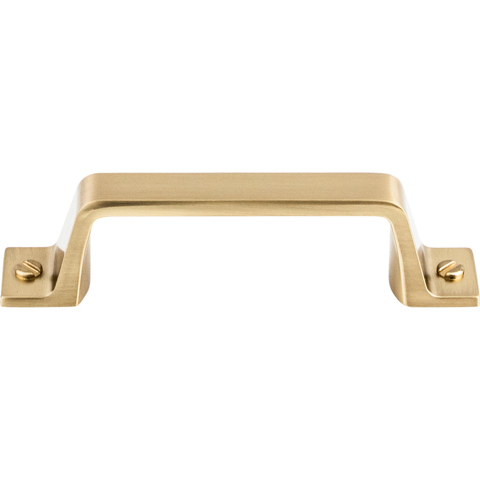 Top Knobs TK742HB: 3" cc Channing Flat Bar Cabinet Pull - Honey Bronze