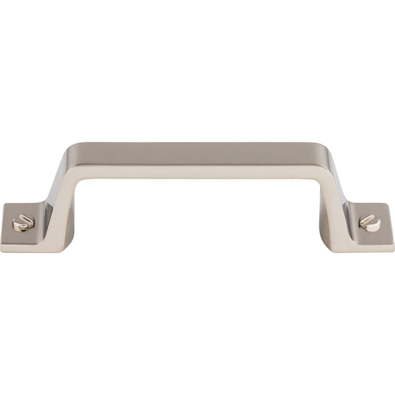 Top Knobs TK742PN: 3" cc Channing Flat Bar Cabinet Pull - Polished Nickel