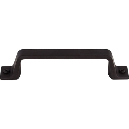 Top Knobs TK743SAB: 3-3/4" cc Channing Flat Bar Cabinet Pull - Sable