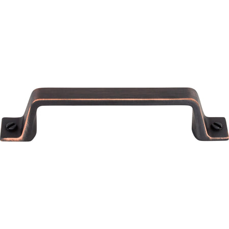 Top Knobs TK743UM: 3-3/4" cc Channing Flat Bar Cabinet Pull - Umbrio