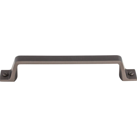 Top Knobs TK744AG: 5-1/16" cc Channing Flat Bar Cabinet Pull - Ash Gray