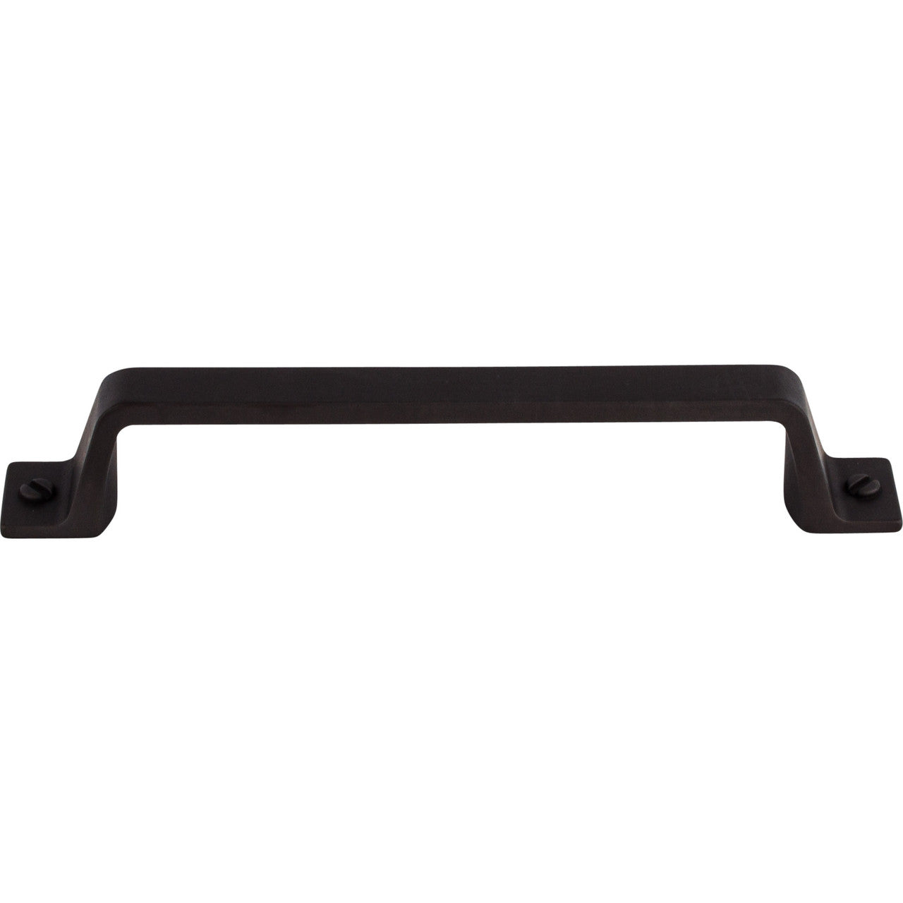 Top Knobs TK744SAB: 5-1/16" cc Channing Flat Bar Cabinet Pull - Sable