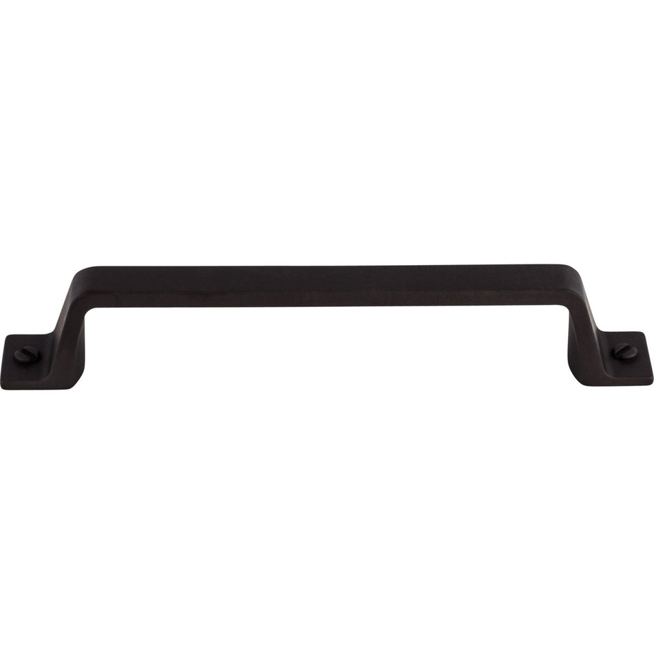 Top Knobs TK744SAB: 5-1/16" cc Channing Flat Bar Cabinet Pull - Sable