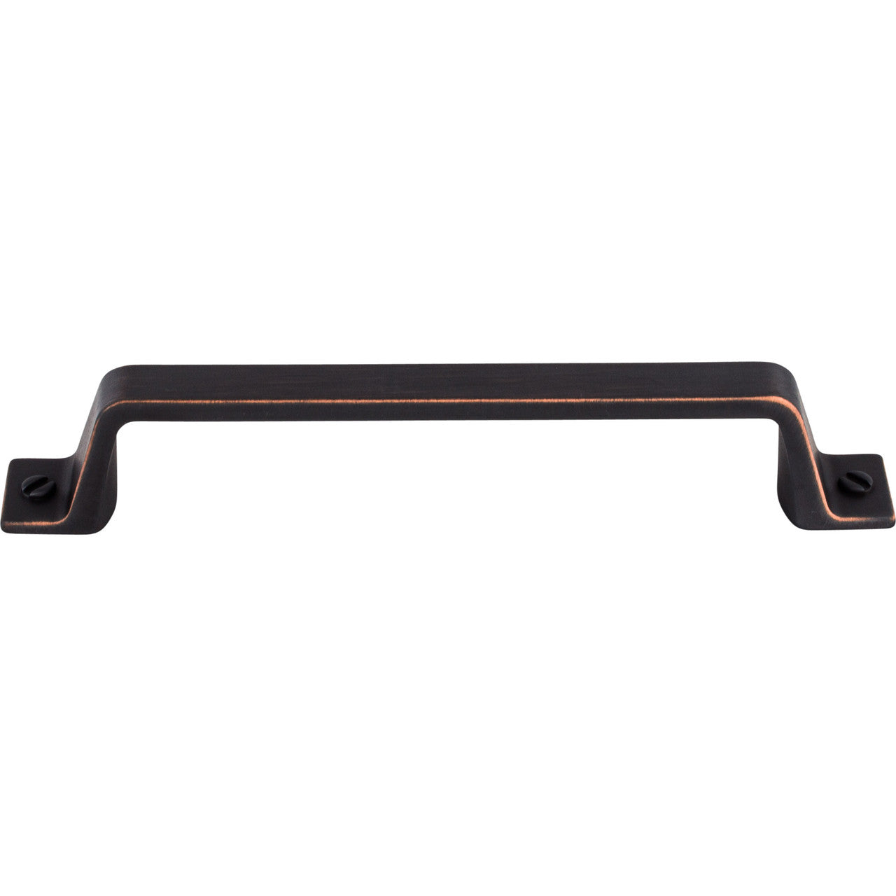 Top Knobs TK744UM: 5-1/16" cc Channing Flat Bar Cabinet Pull - Umbrio