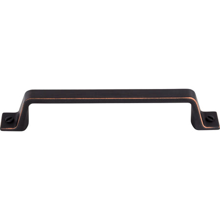 Top Knobs TK744UM: 5-1/16" cc Channing Flat Bar Cabinet Pull - Umbrio