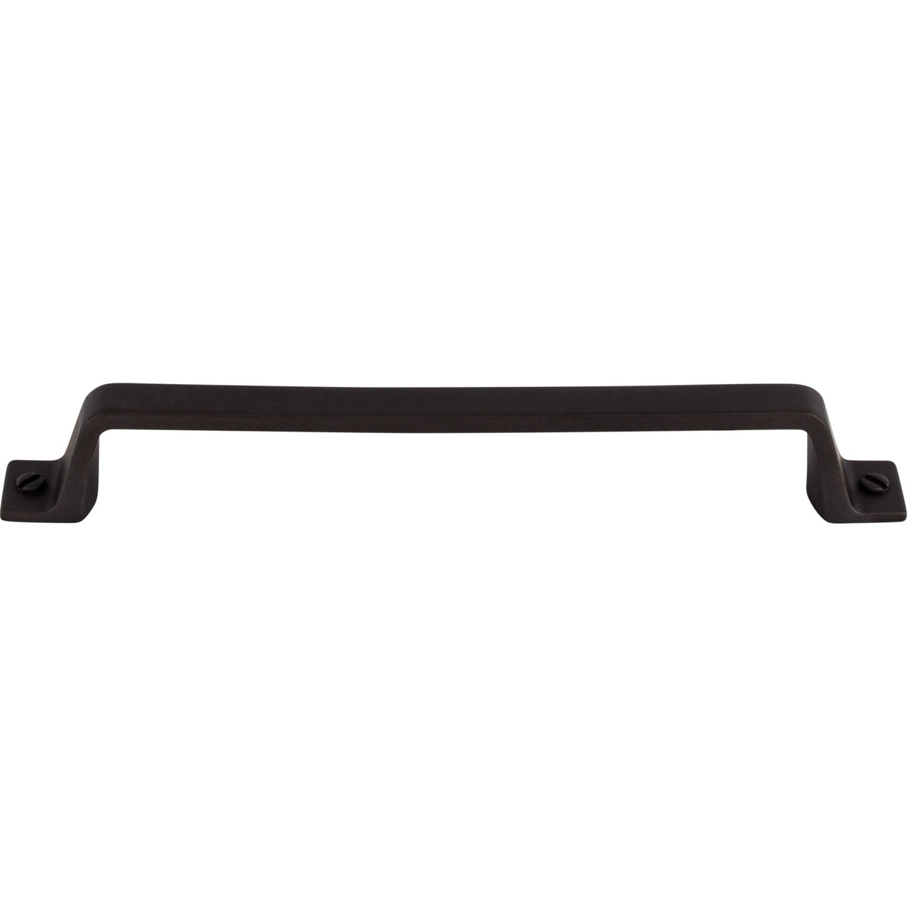 Top Knobs TK745SAB: 6-5/16" cc Channing Flat Bar Cabinet Pull - Sable