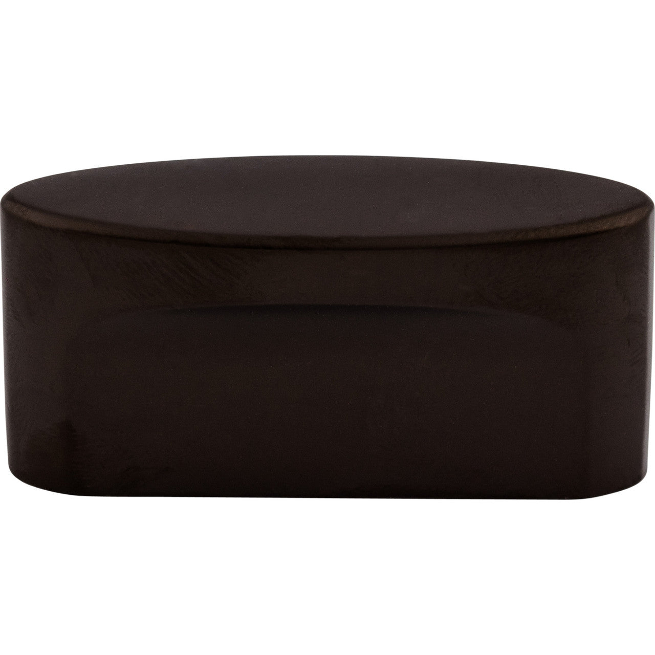 Top Knobs TK74ORB: 1-1/2" cc Sanctuary Oval Slot Cabinet Knob - Oil Rubbed Bronze