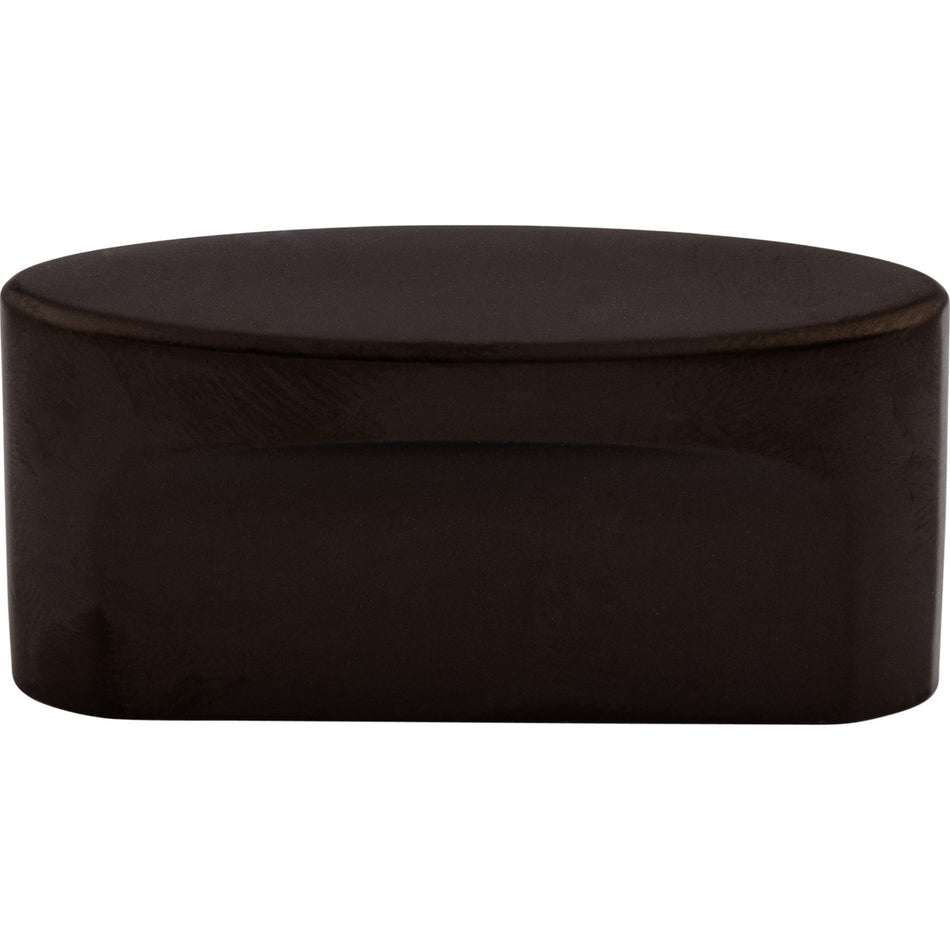 Top Knobs TK74ORB: 1-1/2" cc Sanctuary Oval Slot Cabinet Knob - Oil Rubbed Bronze
