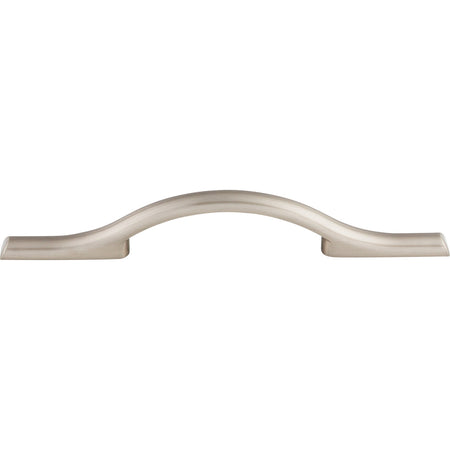 Top Knobs TK753BSN: 3-3/4" cc Somerdale Arched Cabinet Pull - Brushed Satin Nickel