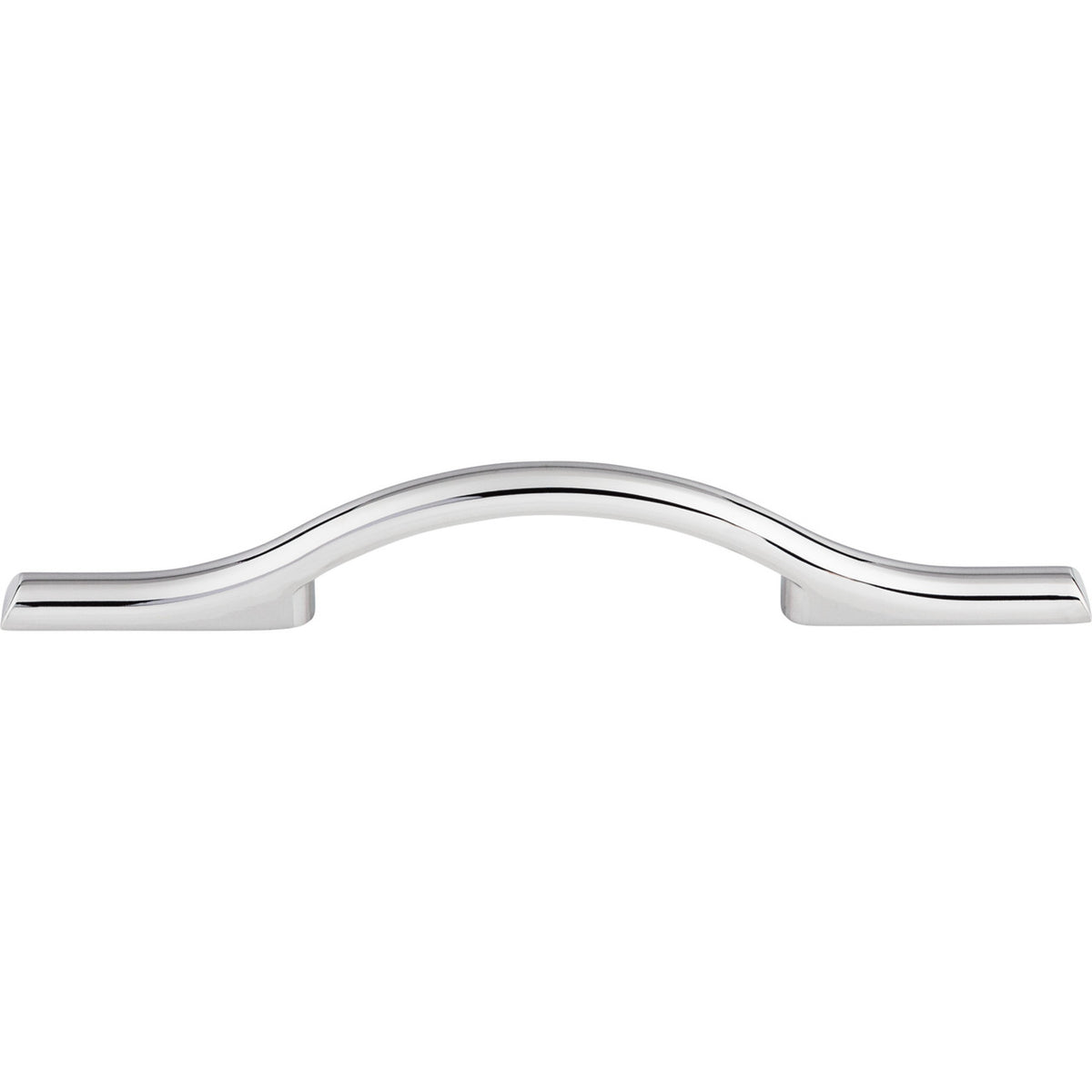 Top Knobs TK753PC: 3-3/4" cc Somerdale Arched Cabinet Pull - Polished Chrome