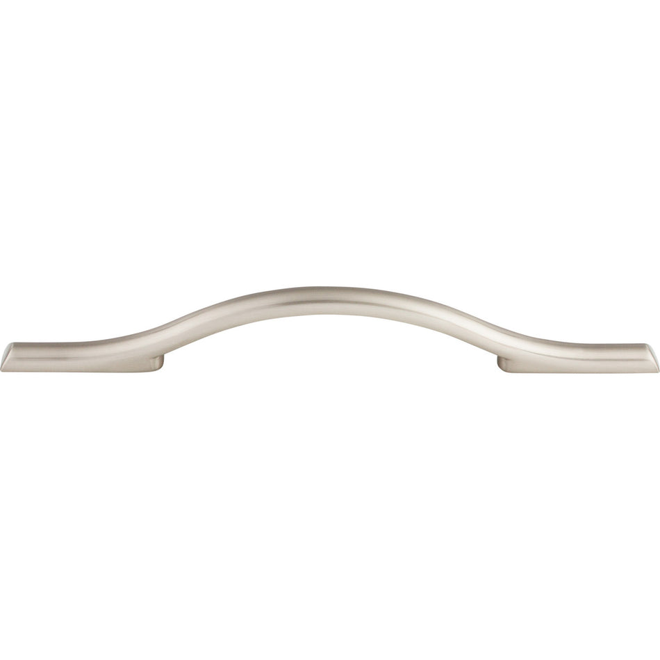 Top Knobs TK754BSN: 5-1/16" cc Somerdale Arched Cabinet Pull - Brushed Satin Nickel