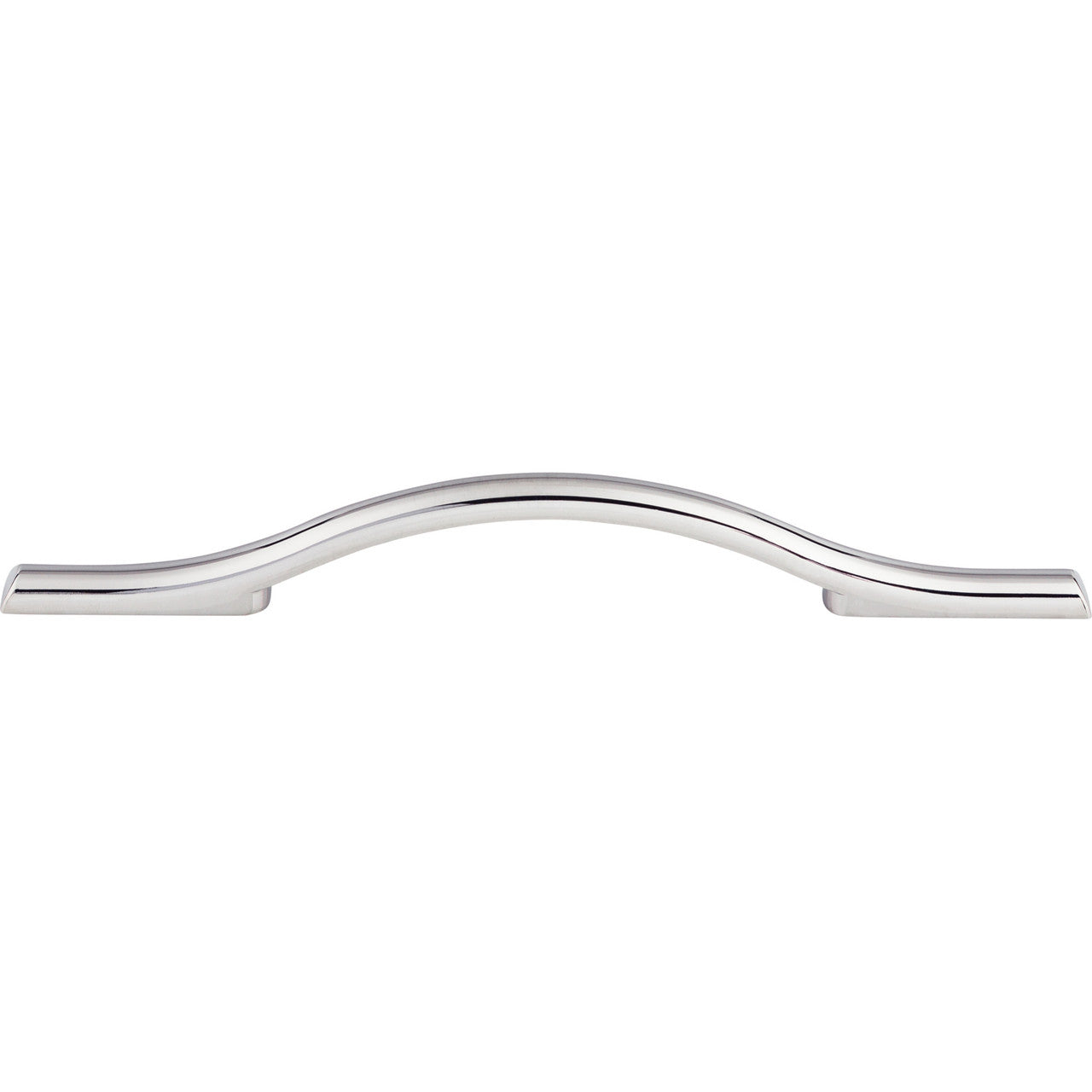 Top Knobs TK754PC: 5-1/16" cc Somerdale Arched Cabinet Pull - Polished Chrome