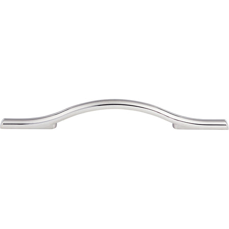 Top Knobs TK754PC: 5-1/16" cc Somerdale Arched Cabinet Pull - Polished Chrome