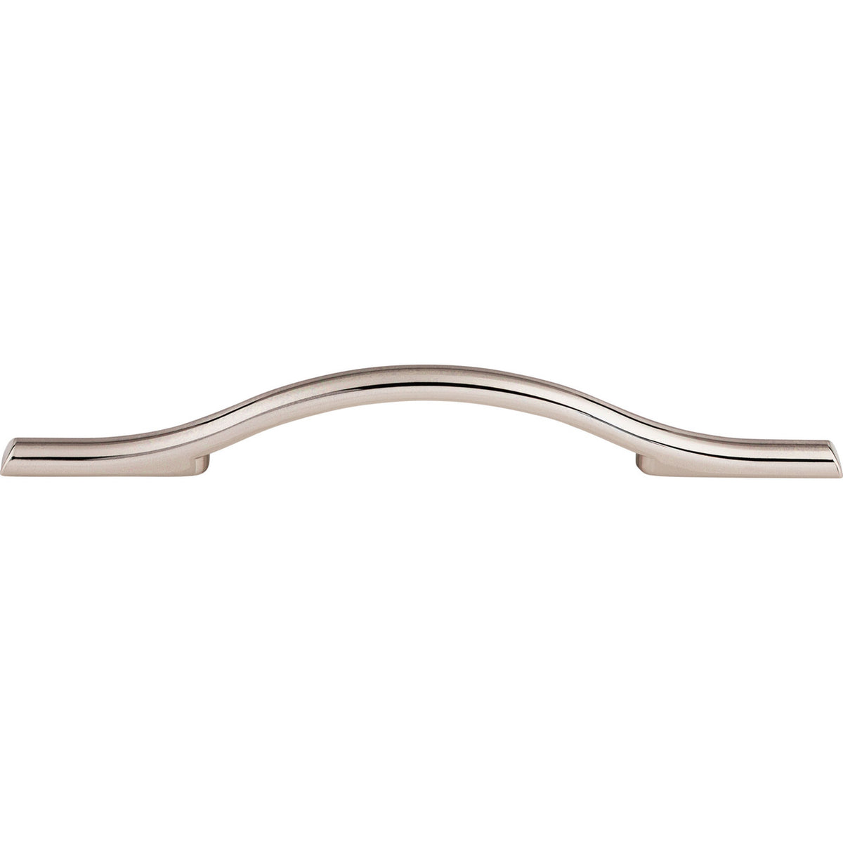 Top Knobs TK754PN: 5-1/16" cc Somerdale Arched Cabinet Pull - Polished Nickel