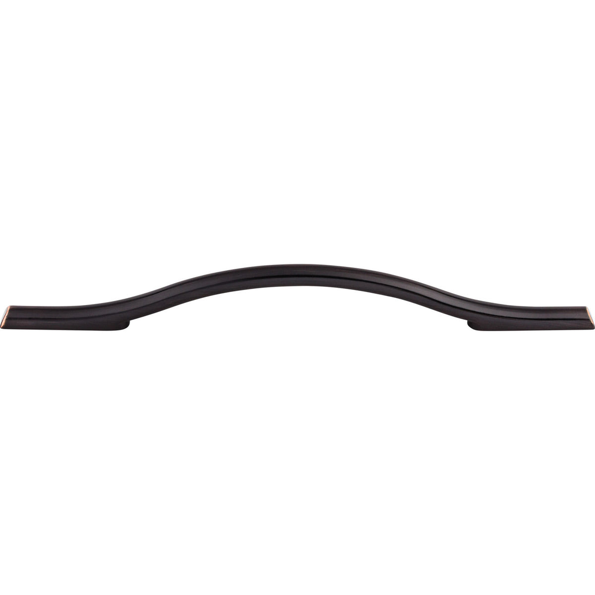 Top Knobs TK755TB: 6-5/16" cc Somerdale Arched Cabinet Pull - Tuscan Bronze
