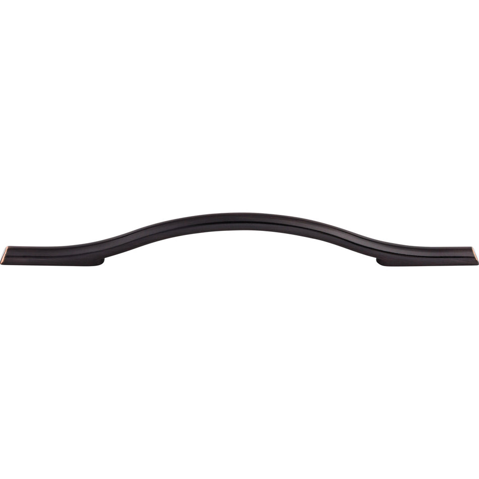Top Knobs TK755TB: 6-5/16" cc Somerdale Arched Cabinet Pull - Tuscan Bronze