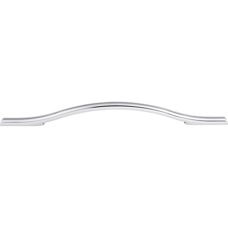 Top Knobs TK756PC: 7-9/16" cc Somerdale Arched Cabinet Pull - Polished Chrome