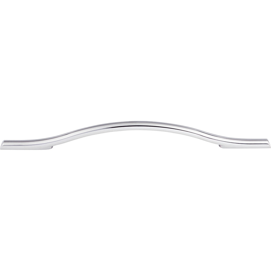 Top Knobs TK756PC: 7-9/16" cc Somerdale Arched Cabinet Pull - Polished Chrome