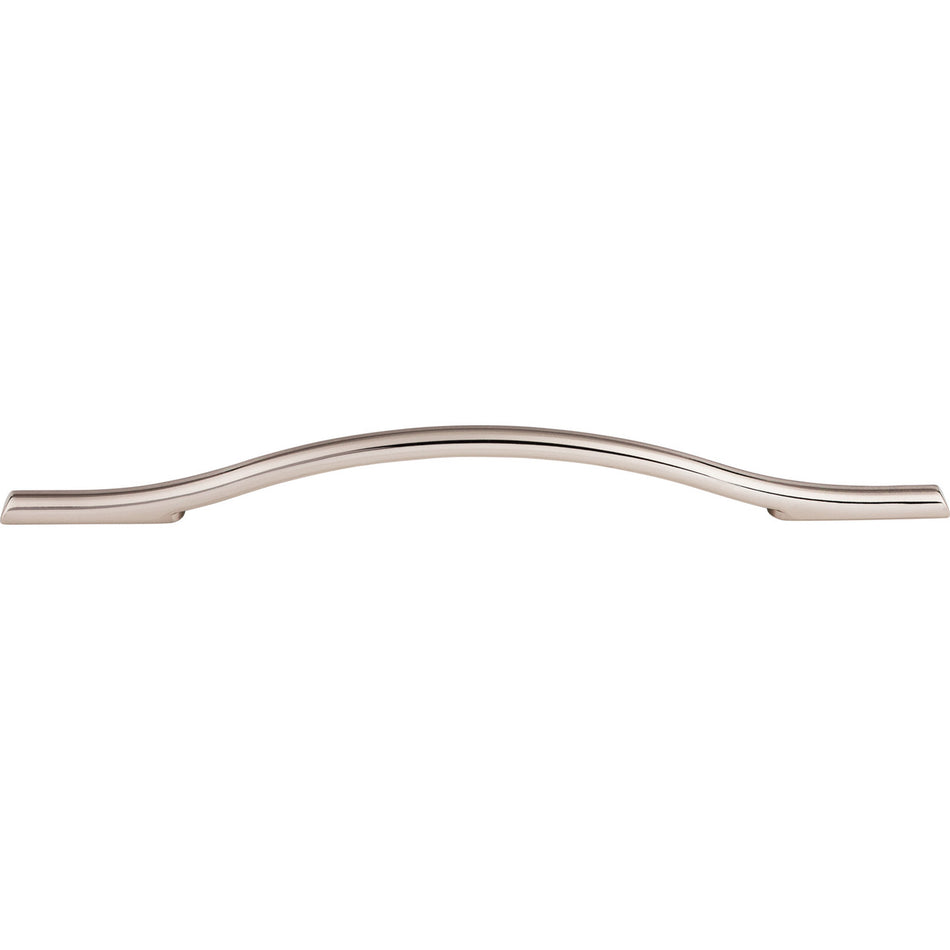 Top Knobs TK756PN: 7-9/16" cc Somerdale Arched Cabinet Pull - Polished Nickel
