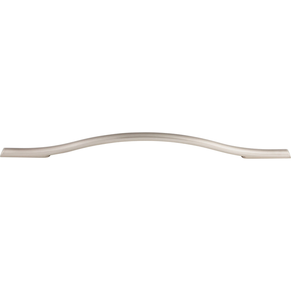 Top Knobs TK757BSN: 9" cc Somerdale Arched Cabinet Pull - Brushed Satin Nickel
