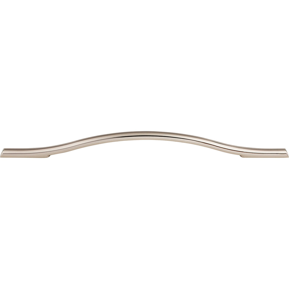 Top Knobs TK757PN: 9" cc Somerdale Arched Cabinet Pull - Polished Nickel