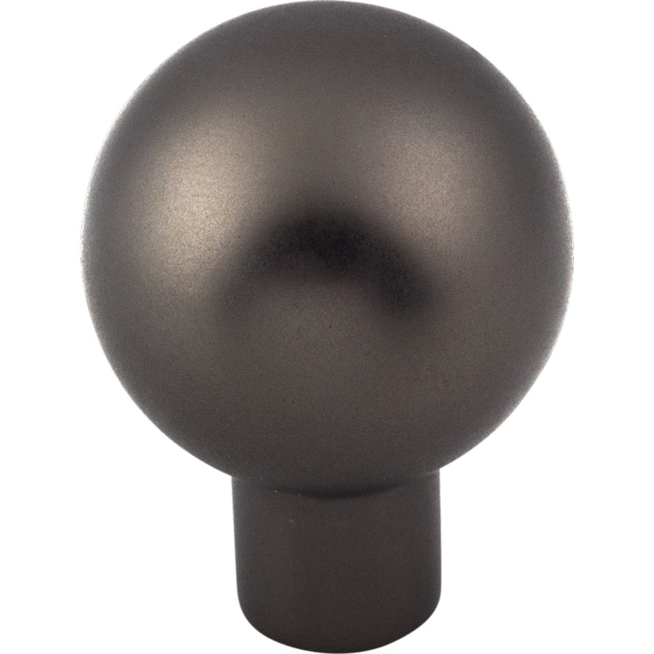Top Knobs TK760AG: 7/8" Brookline Sphere Cabinet Knob - Ash Gray