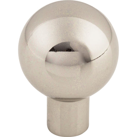 Top Knobs TK760PN: 7/8" Brookline Sphere Cabinet Knob - Polished Nickel