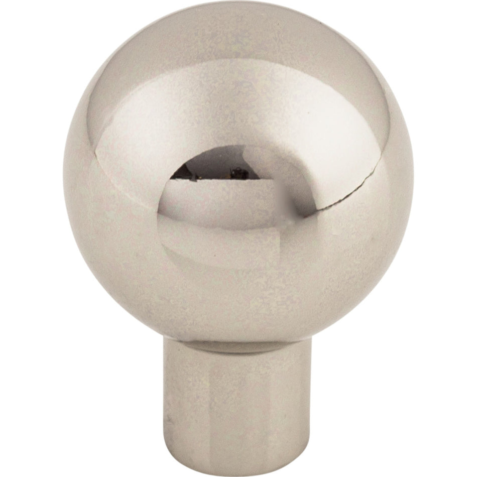 Top Knobs TK760PN: 7/8" Brookline Sphere Cabinet Knob - Polished Nickel
