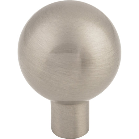 Top Knobs TK761BSN: 1" Brookline Sphere Cabinet Knob - Brushed Satin Nickel