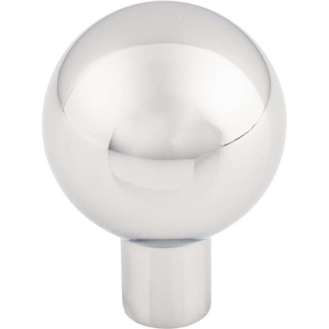 Top Knobs TK761PC: 1" Brookline Sphere Cabinet Knob - Polished Chrome