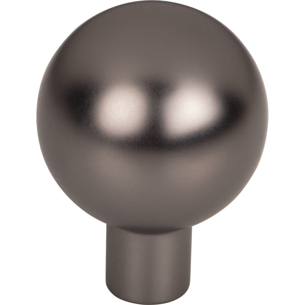 Top Knobs TK762AG: 1-1/8" Brookline Sphere Cabinet Knob - Ash Gray