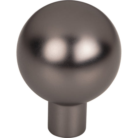 Top Knobs TK762AG: 1-1/8" Brookline Sphere Cabinet Knob - Ash Gray