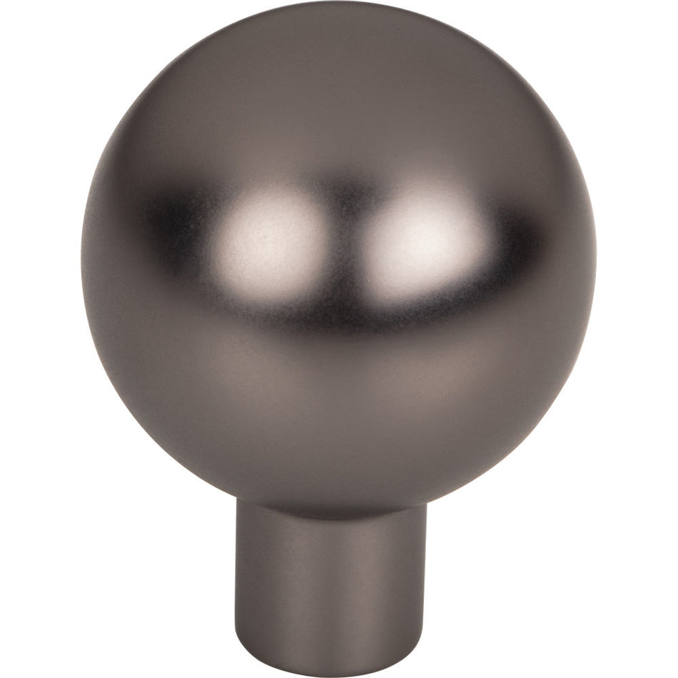 Top Knobs TK762AG: 1-1/8" Brookline Sphere Cabinet Knob - Ash Gray