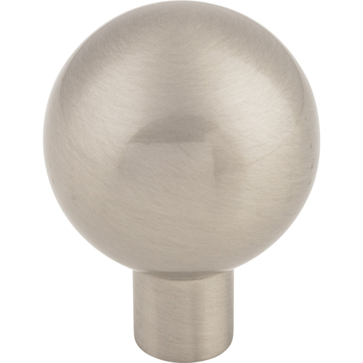 Top Knobs TK762BSN: 1-1/8" Brookline Sphere Cabinet Knob - Brushed Satin Nickel