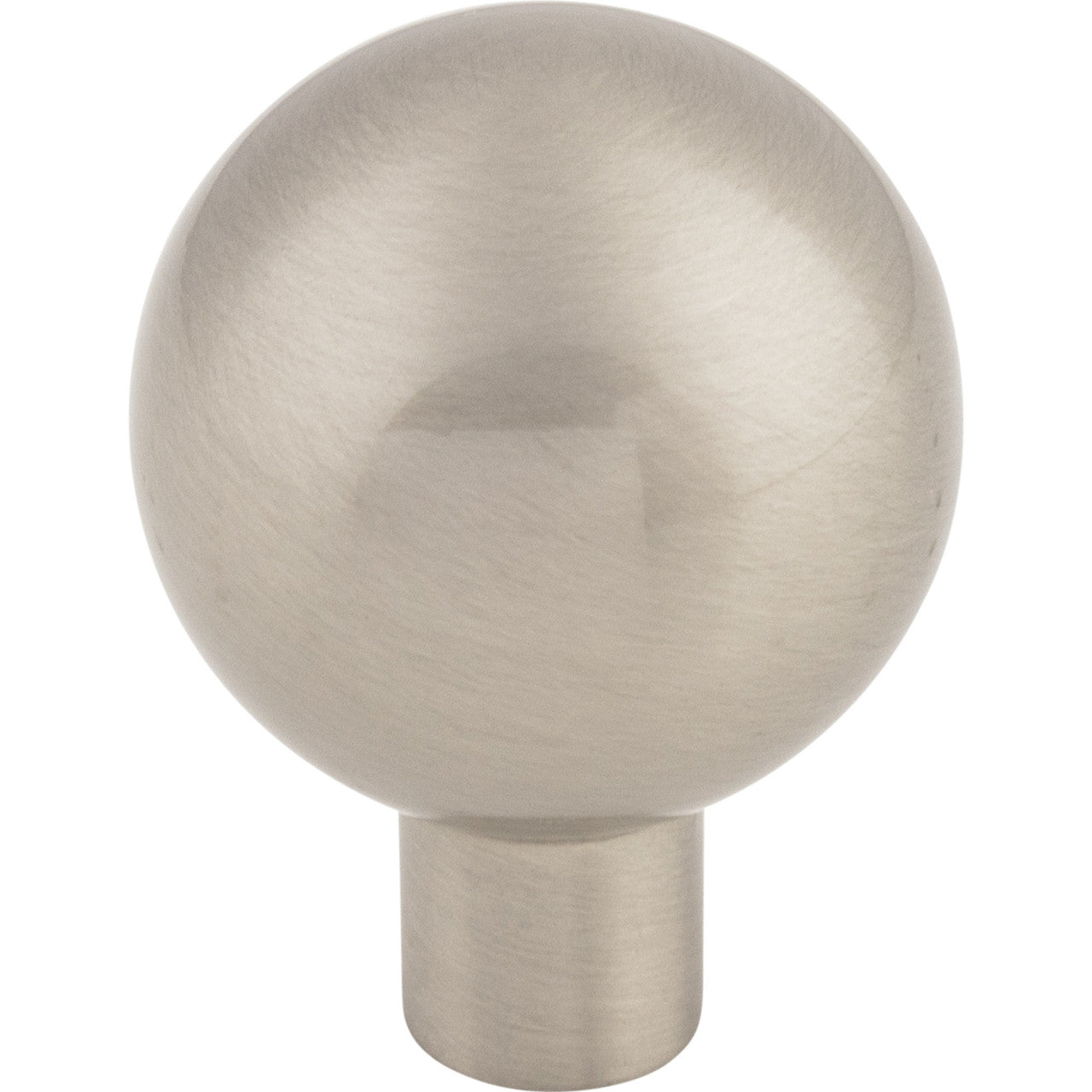 Top Knobs TK762BSN: 1-1/8" Brookline Sphere Cabinet Knob - Brushed Satin Nickel