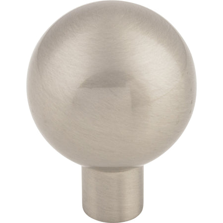 Top Knobs TK762BSN: 1-1/8" Brookline Sphere Cabinet Knob - Brushed Satin Nickel