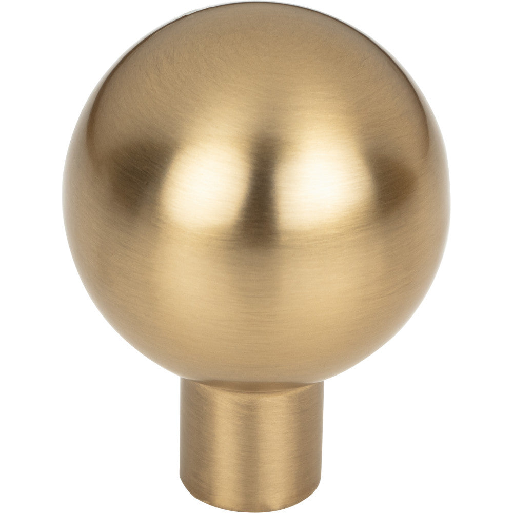 Top Knobs TK762HB: 1-1/8" Brookline Sphere Cabinet Knob- Honey Bronze