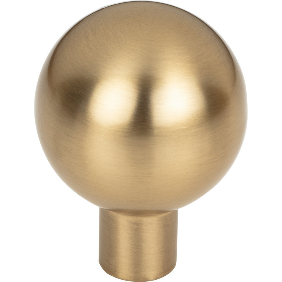 Top Knobs TK762HB: 1-1/8" Brookline Sphere Cabinet Knob- Honey Bronze
