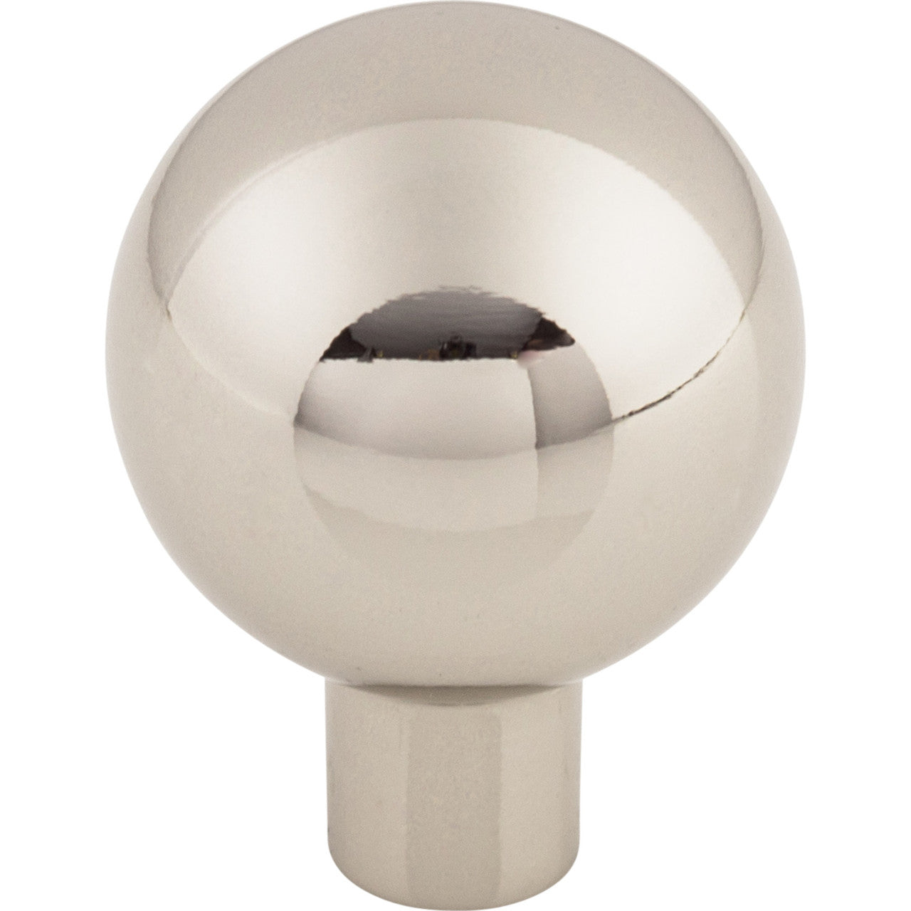 Top Knobs TK762PN: 1-1/8" Brookline Sphere Cabinet Knob - Polished Nickel